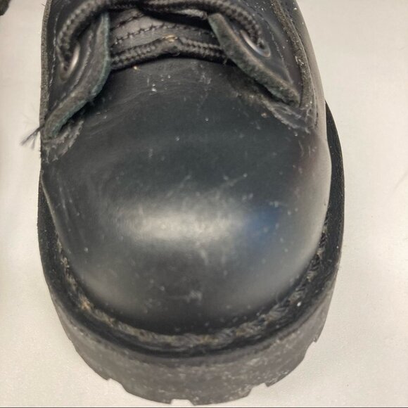 WOMEN - DANNER Sz 9 Moto Military Style Y2K Lined Leather Mid-Calf Lace Up Boots - Picture 4 of 15